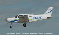 N975AC @ APF - on final at Naples FL - by J.G. Handelman
