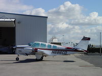 N686CD @ POC - Parked at Howard Aviation - by Helicopterfriend