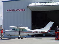 N761JL @ POC - Fueling up by Howard Aviation - by Helicopterfriend