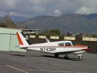 N7834P @ POC - Parked by temp hangars northwest side - by Helicopterfriend