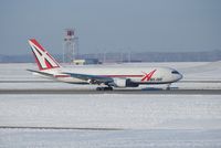 N749AX @ KCVG - First attempt at minor editing using the gimp. I think I got it. ABX201 arriving from Miami.
