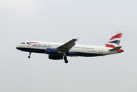 G-EUUZ @ EBBR - Arrival of flight BA394 to RWY 02 - by Daniel Vanderauwera