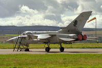 ZE936 @ EGQL - Panavia Tornado F3 flown by RAF No 11 Sqn based at Leeming, at RAF Leuchars Battle of Britain Air Show in 1997. - by Malcolm Clarke