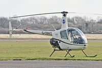 G-CBWZ @ EGTC - Robinson R-22 Beta at Cranfield Airport in 2006. Previously registered as N141DC. - by Malcolm Clarke