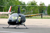 G-LAIN @ EGTC - Robinson R-22 Beta at Cranfield Airport in 2005. - by Malcolm Clarke