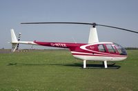 G-NTEE @ EGTC - Robinson R-44 Astro at Cranfield Airport in 1994. - by Malcolm Clarke