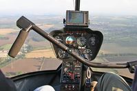 G-MGWI @ FISHBURN - Robinson R-44 Astro over Co Durham, UK in 2006. - by Malcolm Clarke