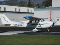 N8302X @ SZP - 1961 Cessna 172C, Continental O-300 145 Hp, takeoff roll Rwy 04 - by Doug Robertson
