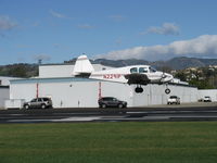 N2291P @ SZP - 1957 Piper PA-23-150 APACHE, two Lycoming O-320s 150 Hp each, landing Rwy 04 - by Doug Robertson