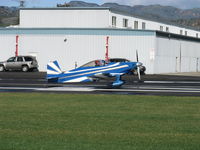 N6CM @ SZP - 1978 Matthews THORP T-18 TIGER, Lycoming O-290 135 Hp, landing roll Rwy 04 - by Doug Robertson