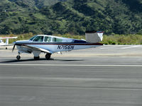N7156N @ SZP - 1968 Beech V35A BONANZA, Continental IO-520-B 285 Hp, takeoff roll Rwy 04 - by Doug Robertson