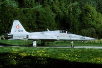 J-3034 @ LSMJ - The entire day it was cloudy. When we had arrived back in the hotel the sun appeared and the military started for an evening mission. Our trip back to the base proved a right decision. - by Joop de Groot