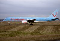 G-BYAO @ EGBB - Thomson / TUI B757 at BHX - by Terry Fletcher