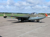 SE-DXU @ ESGP - De Havilland DH115 Vampire T55 SE-DXU/28DXU Eskilstuna Flygmuseum painted as Swedish Air Force S/14 - by Alex Smit