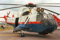 XV370 @ EGVA - SH-3D Sea King, callsign Tester 54D, of the Empire Test Pilots School at Boscombe Down on display at the 1987 Intnl Air Tattoo at RAF Fairford. - by Peter Nicholson