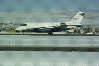 N336FX @ KBIL - Canadair Challenger 604