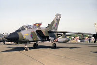 ZA614 @ EGSX - Panavia Tornado GR1. From RAF, ASF Honington at Airshow Europe, North Weald in 1992. - by Malcolm Clarke