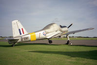 G-MOOS @ EGTC - Percival P-56 Provost T1 at Cranfield in 1997. - by Malcolm Clarke