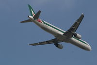 I-BIXC @ EBBR - Flight AZ159 is taking off from RWY 07R - by Daniel Vanderauwera
