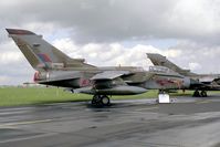 ZG727 @ EGUY - Panavia Tornado GR1A in markings of 617 Sqn, Honington, and photographed at RAF Wytons Photocall in 1989 celebrating 40 years of the Canberra in service. - by Malcolm Clarke