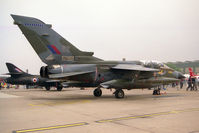 ZA410 @ EGCN - Panavia Tornado GR1(T) from RAF No 14 Sqn, Bruggen at RAF Finningley Air Show in 1992 - by Malcolm Clarke