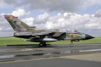 ZA542 @ EGUY - Panavia Tornado GR1 from RAF No 27 Sqn, Marham at RAF Wytons Photocall in 1989 to celebrate 40 years of the Canberra in service. - by Malcolm Clarke