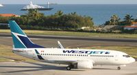 C-GWSO @ TNCM - Westjet C-GWSO taxing to the holding point A at TNCM