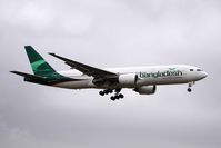 CS-TFM @ EGLL - Euro Atlantics B777 sporting new Biman Bangladesh colours at Heathrow  (ex Singapore Airlines  9V-SQB) - by Terry Fletcher