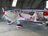 G-BKCV @ EGHB - EAA Acrosport II G-BKCV RJ Bower G-BKCV @ EGHB - EAA Acrosport II G-BKCV RJ Bower