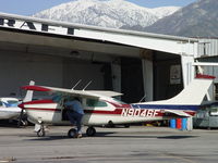 N9046F @ CCB - Pushed out of service bay and getting ready to fire up and leave - by Helicopterfriend