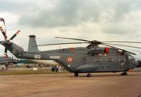 162 @ EGVA - Super Frelon of 32 Flotille French Aeronavale on display at the 1987 Intnl Air Tattoo at RAF Fairford. - by Peter Nicholson
