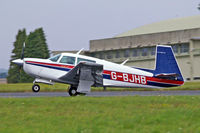 G-BJHB @ EGBP - Mooney M.20J Model 201 [24-1190] Kemble~G 20/08/2006. Seen at the PFA Flying For Fun 2006 Kemble. - by Ray Barber