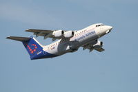 OO-DJW @ EBBR - Flight SN2039 is taking off from RWY 07R