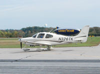 N326TK @ KDAN - 2003 Cirrus SR22 in Danville Va. - by Richard T Davis