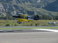 N80AS @ SZP - 1992 Pitts Aerobatics PITTS S-2B, Lycoming AEIO-540, another landing  Rwy 04 - by Doug Robertson