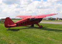 G-APZX @ EGCJ - Piper PA-22/20-150 Pacer at Veterans & Vintage Day at Sherburn-in-Elmet, 2004.. - by Malcolm Clarke