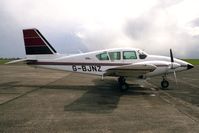 G-BJNZ @ EGTC - Piper PA-23-250 Aztec F at Cranfield Airport in 1994. - by Malcolm Clarke