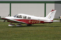 G-BPOM @ EGCJ - Piper PA-28-161 Warrior II at Sherburn-in-Elmet in 2009. - by Malcolm Clarke