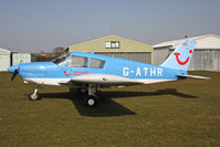 G-ATHR @ FISHBURN - Piper PA-28-180 Cherokee C at Fishburn Airfield in 2009. - by Malcolm Clarke