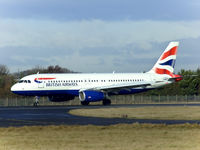 G-EUUY @ EGPH - British airways A320 Arrives at EDI From LHR - by Mike stanners