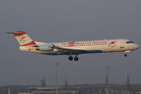 OE-LVJ @ VIE - Austrian arrows Fokker F-100 - by Joker767