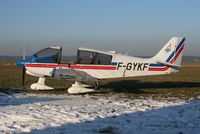F-GYKF @ LFPX - Winter sun and a few snow - by Alain Picollet