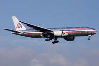 N789AN @ EGLL - American Airlines B777 about to land at Heathrow - by Terry Fletcher