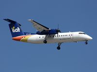 V2-LGG @ TNCC - LIAT DHC 8-311B V2-LGG (cn 404) @ TNCC/CUR - by John van den Berg - C.A.C