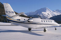 G-XLGB @ LSZS - London Executive Aviation Cessna 560XL Citation Excel - by Thomas Ramgraber-VAP