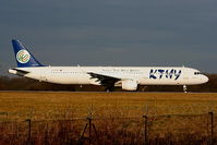 TC-KTD @ EGCC - KTHY - Turkish Cyprus Airlines - by Chris Hall