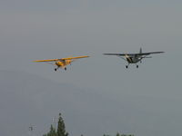 N5607V @ CCB - Lead on final for fly by in formation with N3751C - by Helicopterfriend