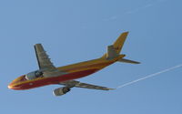 N366DH @ KLAX - DHL Airbus A300 B4-203, N366DH 25L departure KLAX. - by Mark Kalfas