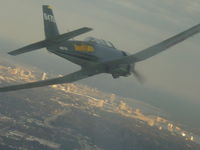 N867PA @ HEG - N867PA Aerial from N825PA in left bank over the Jacksonville, FL Skyline - by Ian MacKinnon