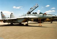 1303 @ EGVA - MiG-29UB of 1 Squadron 31 Air Base Wing of the Slovak Air Force on display at the 1995 Intnl Air Tattoo at RAF Fairford. - by Peter Nicholson